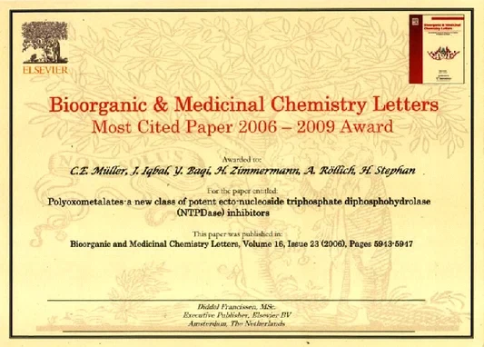 Most Citer Paper 2006 - 2009 Award